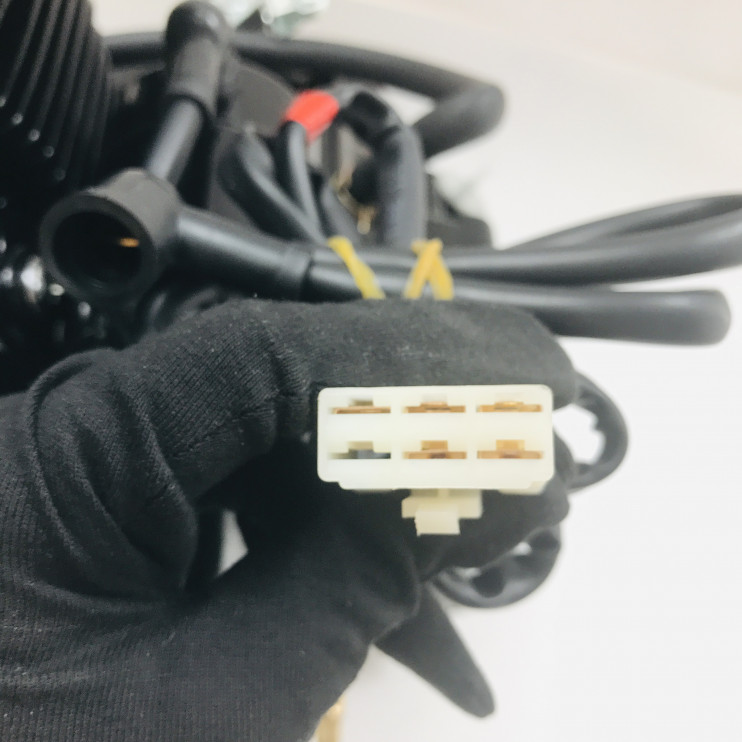 Двигатель AD169FMM CB250 8 катушек AD250a черный