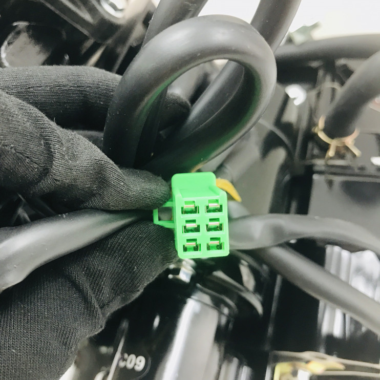 Двигатель AD169FMM CB250 8 катушек AD250a черный