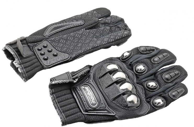 Перчатки мото mad bike 10C Black L