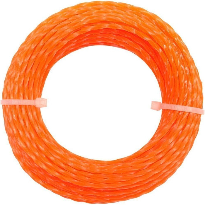 Леска триммерная (3,0*15м) TRIMMER LINE с картонной этикеткой (квадрат витой)