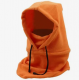 Балаклава оранжевая с защитой лица теплая TT-DT флис