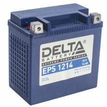 Аккумулятор 12В14Ач DELTA EPS1214 (YTX14-BS) (NANO-GEL) (прямая полярн) (149*87*144мм)