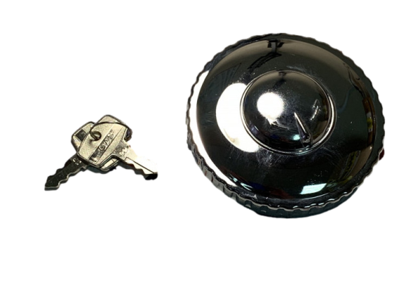 Крышка бензобака мотоцикл Ява хром с замком