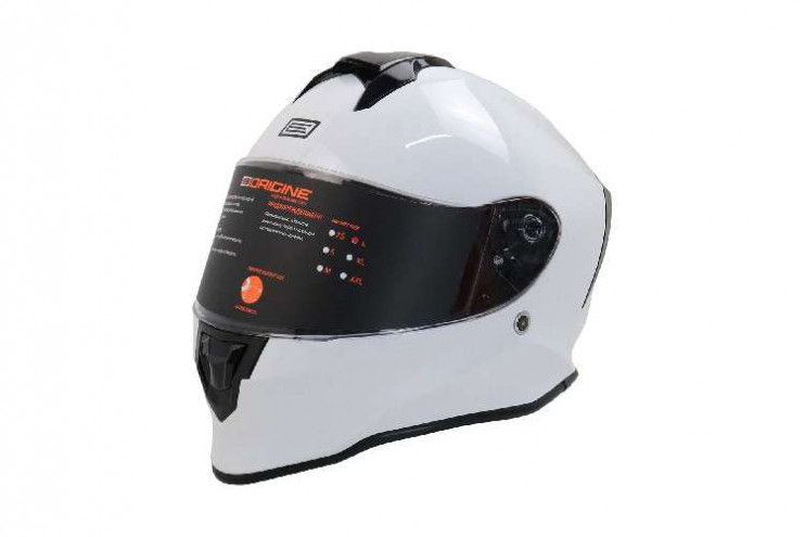 Шлем Ataki Origine Dinamo Solid белый глянцевый XL интеграл