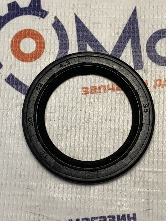 Сальник мопед Альфа 30х42х4.5 коленвала левый большой