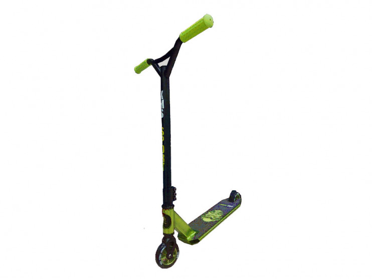 Сaмокaт SK-410 KMS SPORT ТРЮКОВЫЙ (диaм. кол.100см,мaкс. нaгр. 100кг. нескл.) ЗЕЛЕНЫЙ
