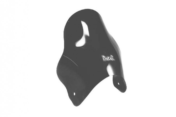 Щиток ветровой 18 оргстекло dakar чёрный без крепежей