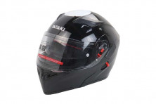 Шлем Ataki JK902 Solid черный глянцевый  XL модуляр
