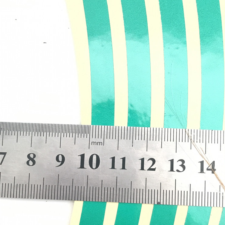 Наклейки обода на 2 колеса зелёные 13