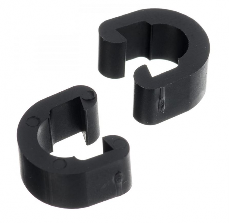 Скоба крепления троса к раме велосипеда Risk пластиковая