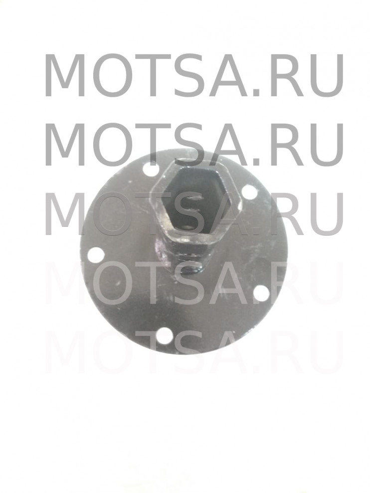 Ступица колеса мотоблок вал S24 (5отв., L=165мм, с выступом)