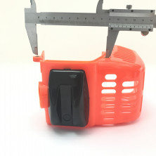 Кожух защитный цилиндра мотокосы GBC-026 дефлектор с крышкой