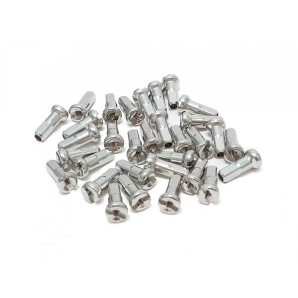 Ниппель вело для спиц 12мм хром