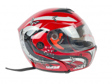 Шлем модуляр Сoncord FL-103 красный S-XXL