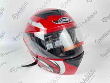 Шлем модуляр Сoncord FL-103 красный S-XXL