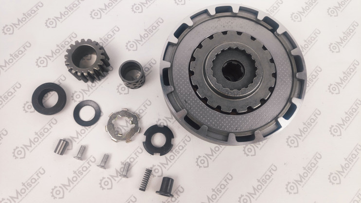 Сцепление в сборе Alpha, Delta 50-110 сс (механическое) (с шестерней 18 зубов)