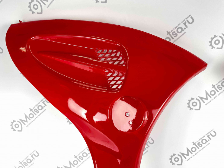 Облицовка передняя боковая Racer Sagita 2/3 красная (ПАРА)