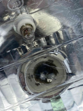 Фара мотоцикл Иж Урал круглая пластмасса