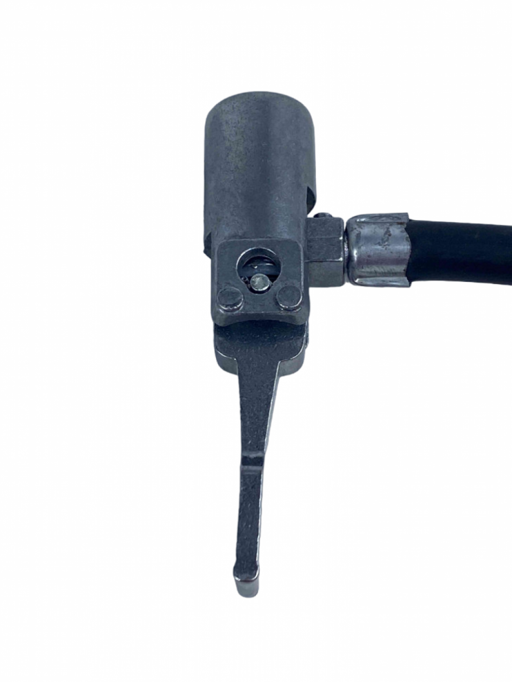 Шланг насоса резиновый с алюминиевым наконечником и клапаном