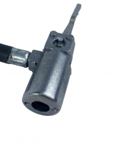 Шланг насоса резиновый с алюминиевым наконечником и клапаном