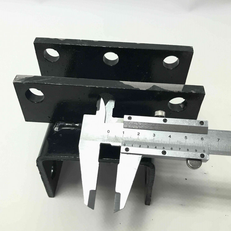 Сцепка мотоблок Каскад, Ока, Нева, Forza задняя кубик (кронштейн регулятора глубины)