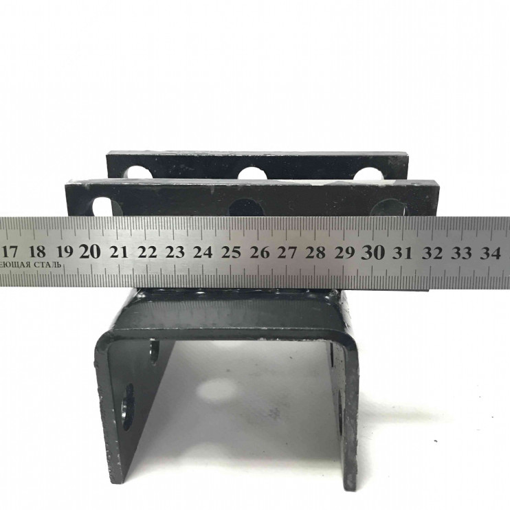 Сцепка мотоблок Каскад, Ока, Нева, Forza задняя кубик (кронштейн регулятора глубины)