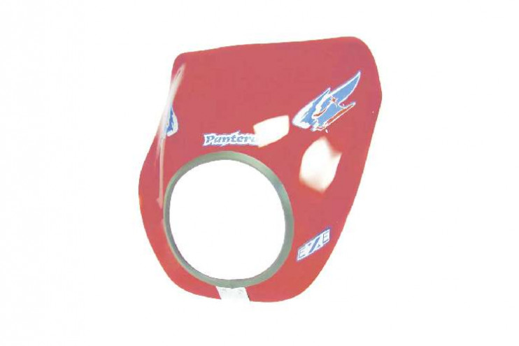 Щиток ветровой 24 оргстекло Пантера красный с крепежами