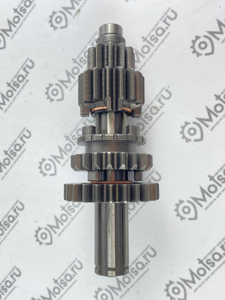 Коробка передач в сборе мопед Альфа 70-110 см3 шарикоподшипник