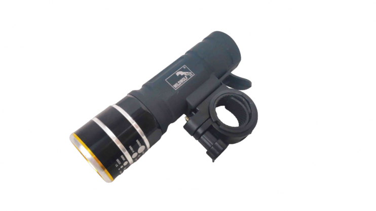 Фара вело передняя  1 диод со сменным фокусом