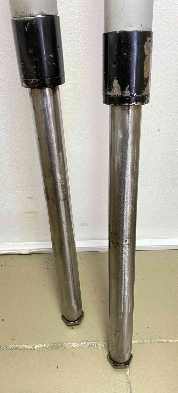 Перья вилки Урал реставрация