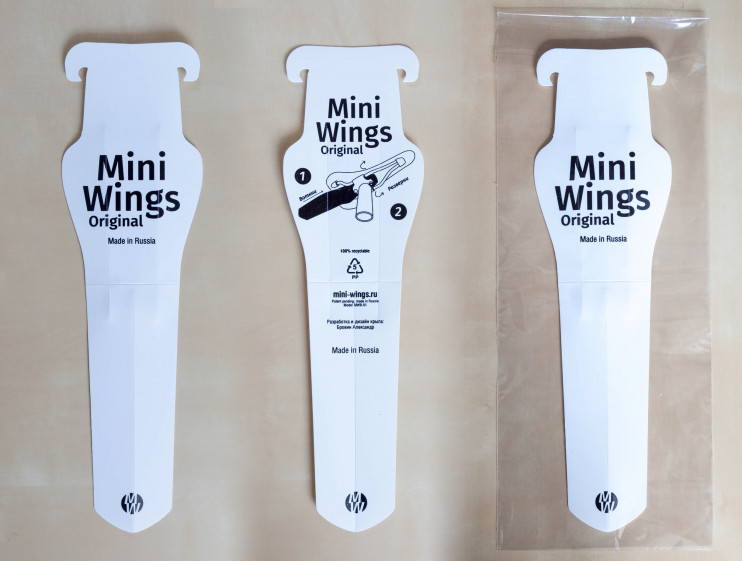 Крыло заднее универсальное седло Mini Wings Original белый
