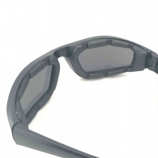 Очки солнцезащитные темное стекло мягкая накладка