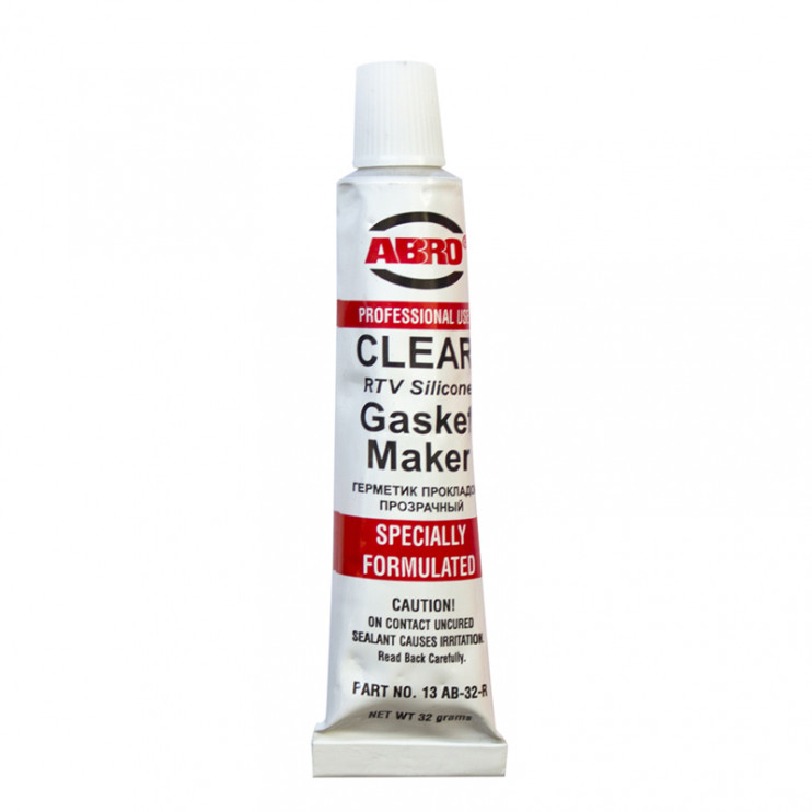 Герметик-прокладка ABRO Masters (32гр) силикон (прозрачный)