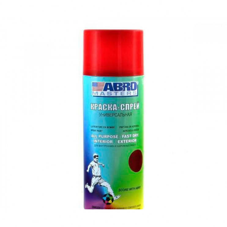 Краска аэрозоль вишневая (073) ABRO Masters (400мл)