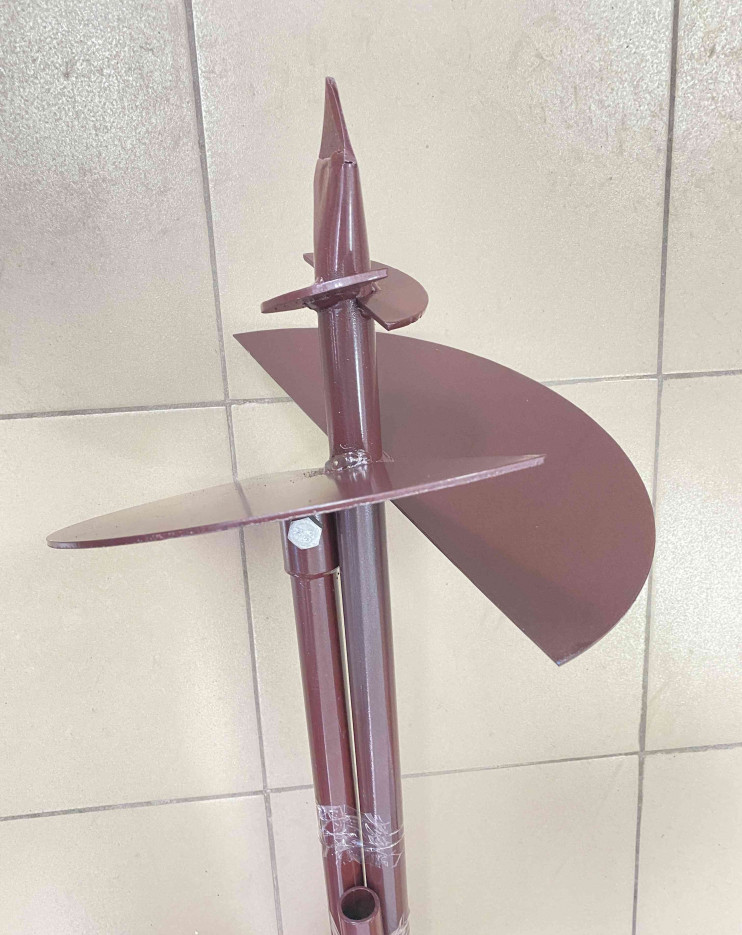 Бур ручной для земляных  работ (D 300мм, L-1900мм)