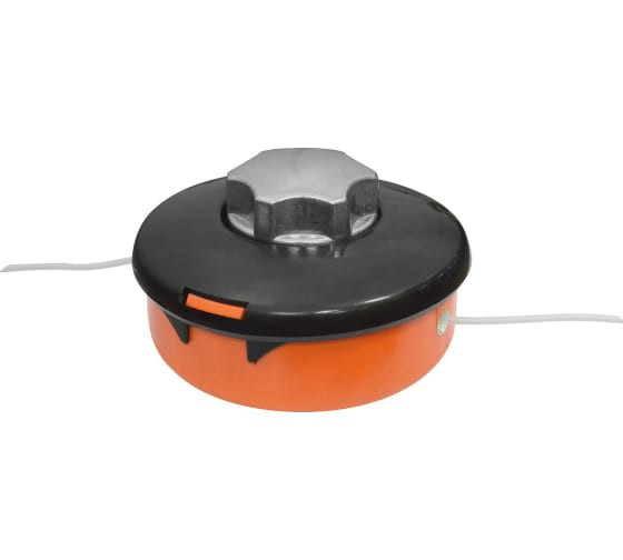 Косильная головка в сборе Rezer TH 3343 E-MET (гайка М10*1,25 левая) с метал. кнопкой (GBC-052,043,033,026, TK-1200P/1400S)