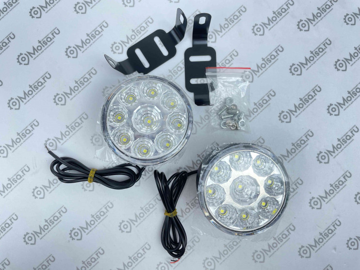 Фары светодиодные круглые 12V