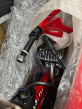 Мотовелосипед 24 Hemen трицикл с веломотором F80 красный