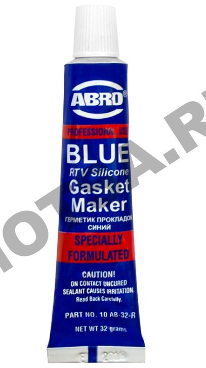 Герметик-прокладка ABRO Masters (32гр) силикон (синий)