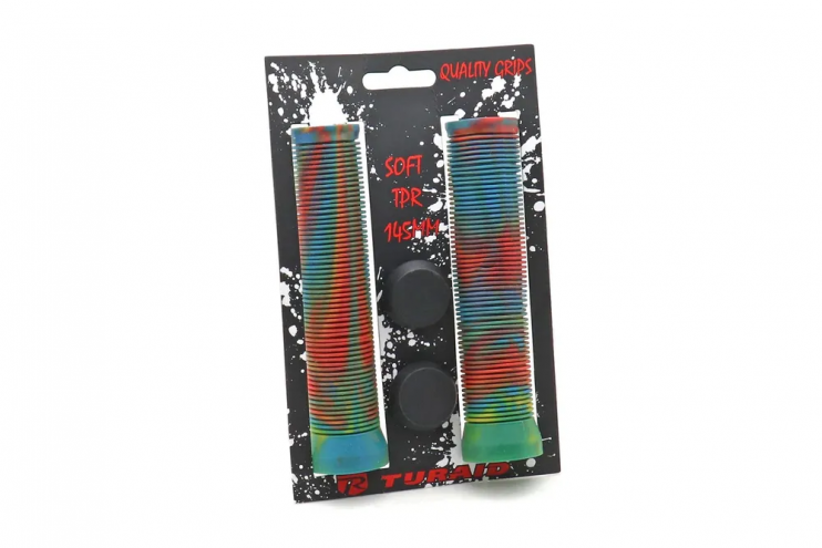 Ручки руля Вело 145мм BMX трехцветные