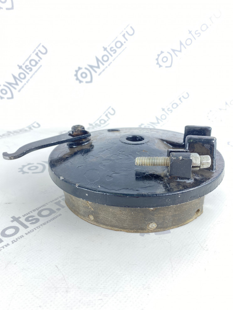 Барабан тормозной передний в сборе с колодками Муравей (реставрация)