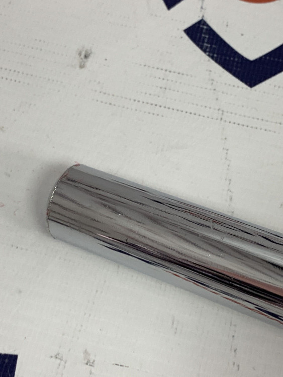 Руль голый хром мопед Дельта Альфа