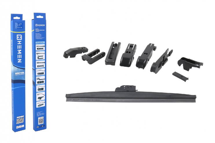 Щётка стеклоочистителя зимняя Hemen 350 мм HW350U