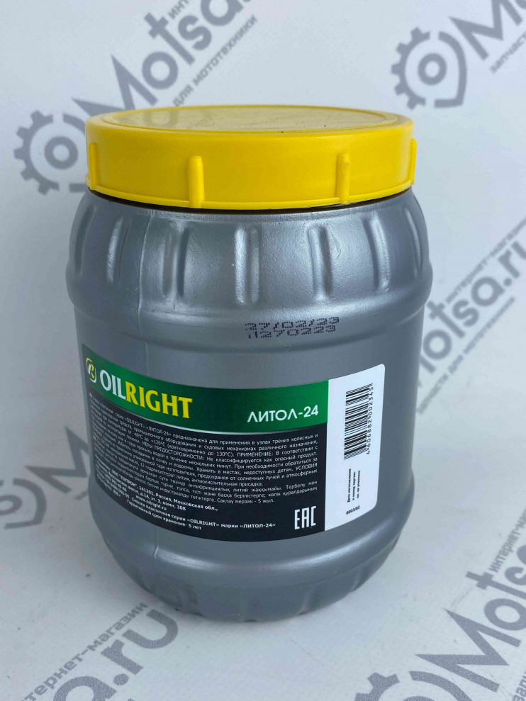 Смазка Литол-24 800 гр. Oil Right