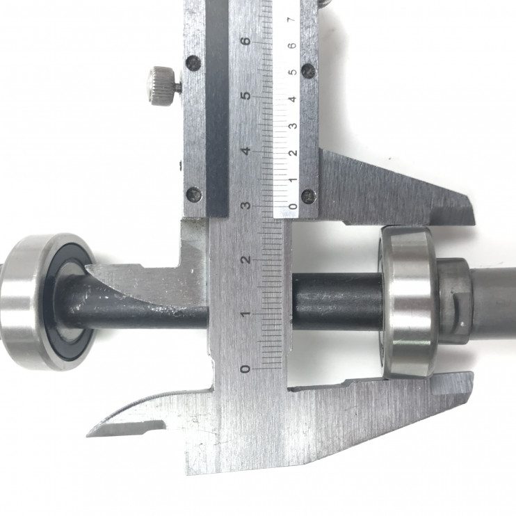 Ось втулки заднего колеса 3-8х145 мм MTB на промподшипниках 6200