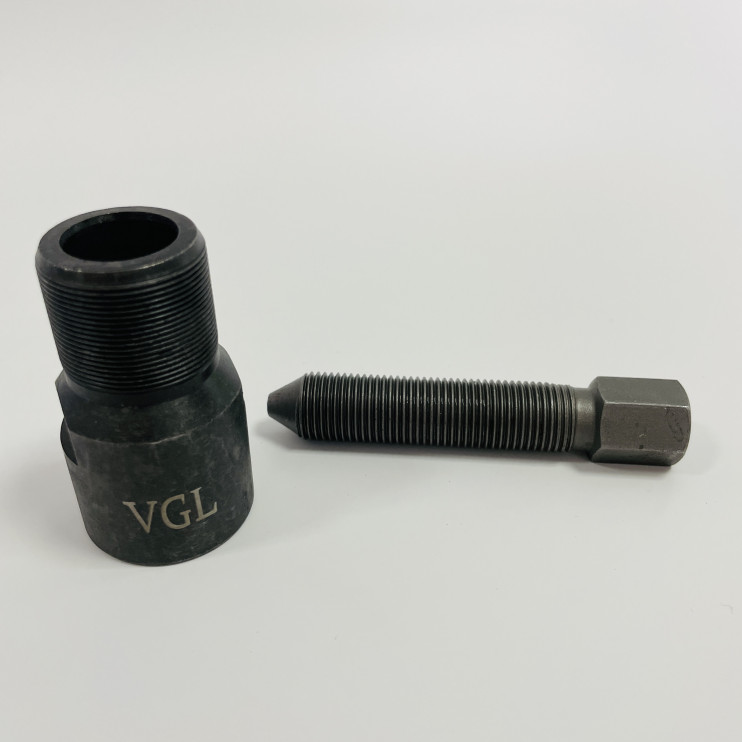 Съемник маховика Alpha,Delta,скут,моп,мотоц,длинная резьба (наруж.лев.М27*1 мм,внутр.лев.М28*1 мм,кл.19/27)