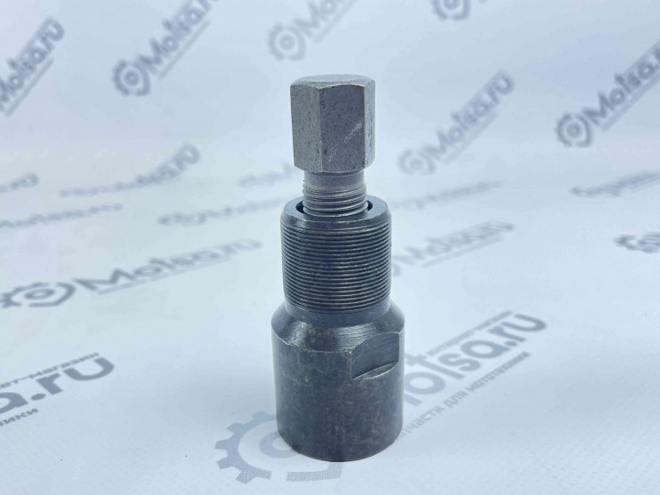 Съемник маховика Alpha,Delta,скут,моп,мотоц,длинная резьба (наруж.лев.М27*1 мм,внутр.лев.М28*1 мм,кл.19/27)