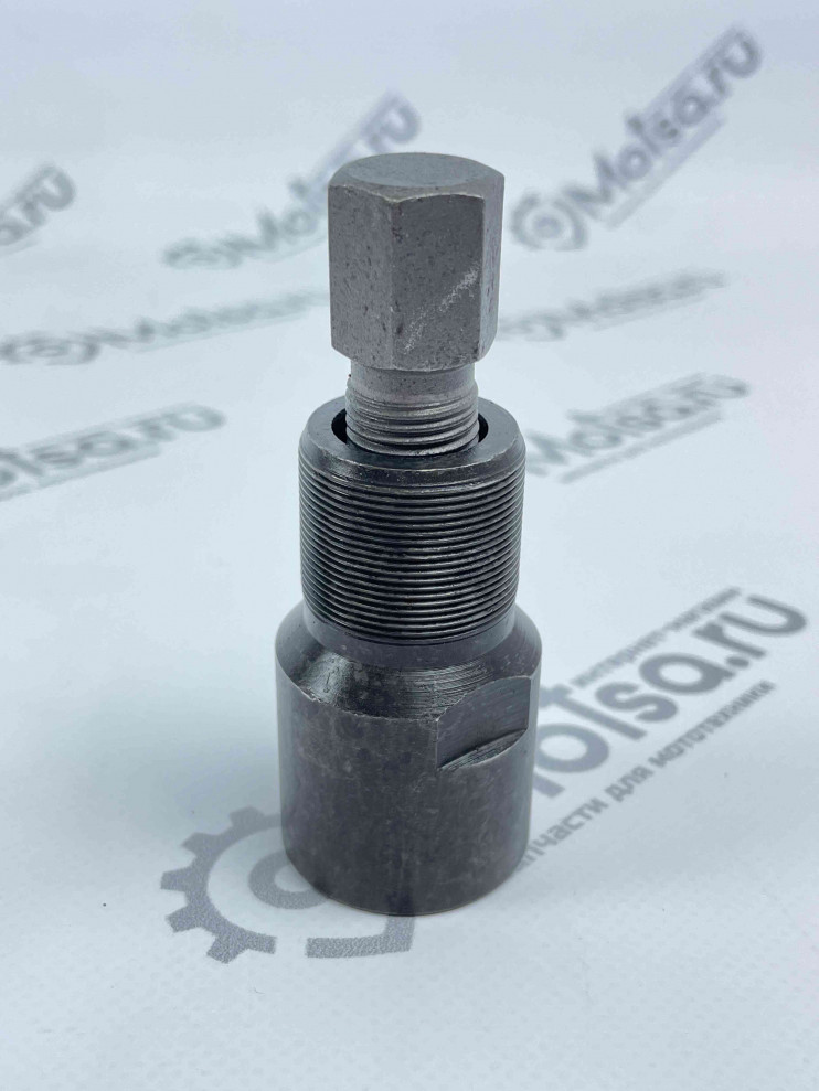 Съемник маховика Alpha,Delta,скут,моп,мотоц,длинная резьба (наруж.лев.М27*1 мм,внутр.лев.М28*1 мм,кл.19/27)