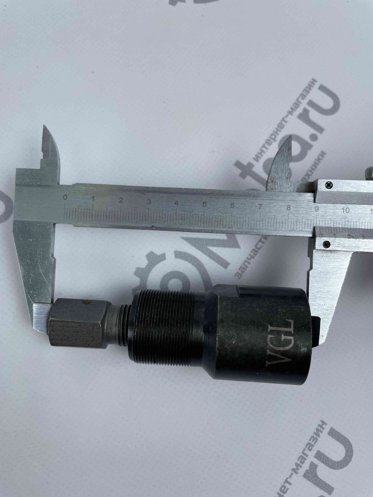 Съемник маховика Alpha,Delta,скут,моп,мотоц,длинная резьба (наруж.лев.М27*1 мм,внутр.лев.М28*1 мм,кл.19/27)