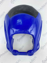 Тюнинг Иж мото обтекатель передний без стекла (воздухозаборники) синий